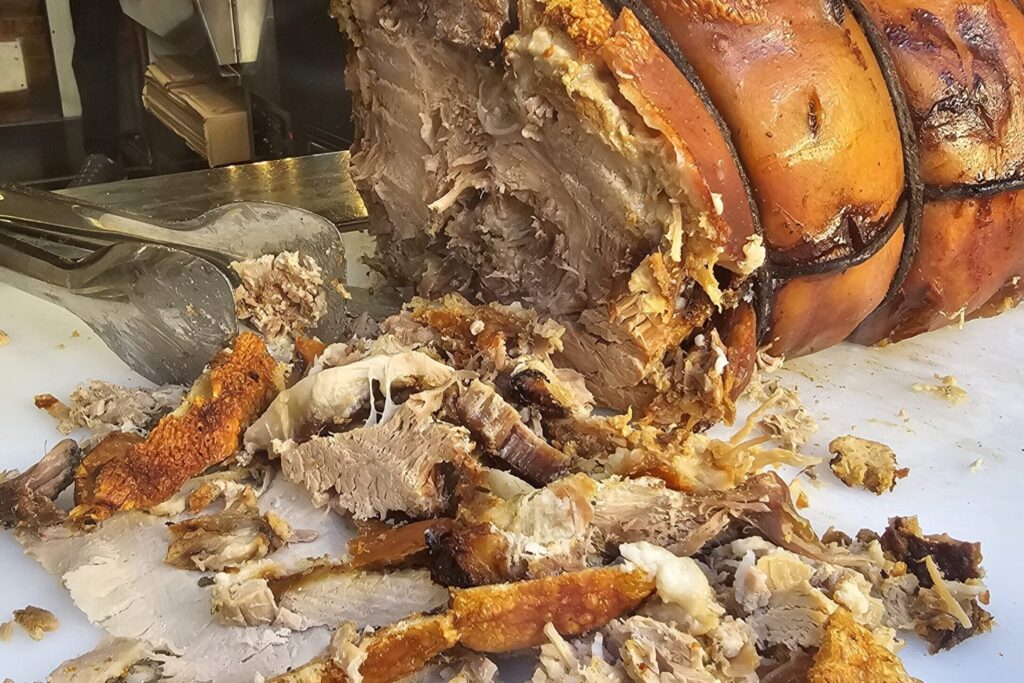 Porchetta. Photo de Annalisa Cingolani