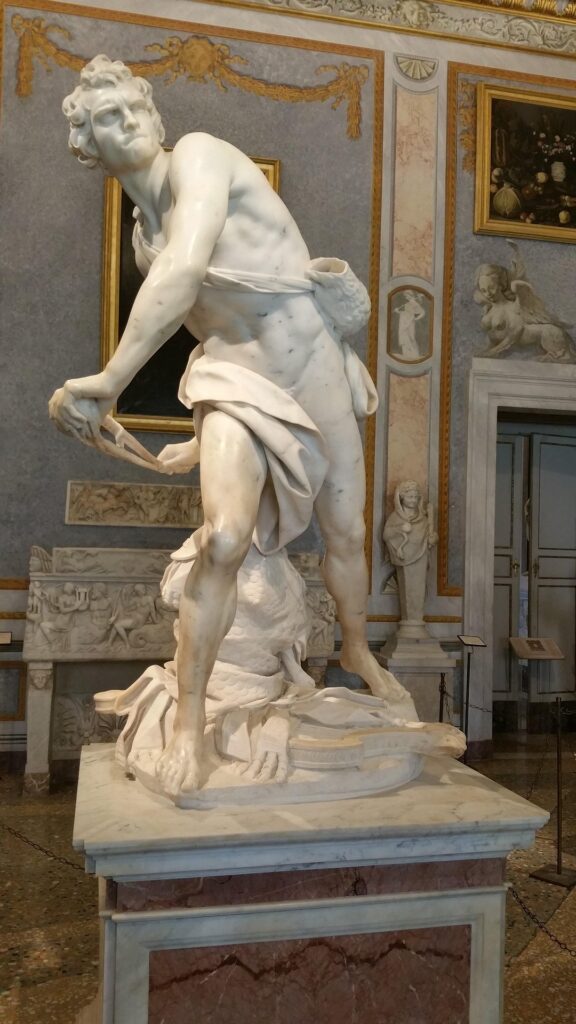 Visite de la galerie Borghese, David. .photo by Waldo Miguez